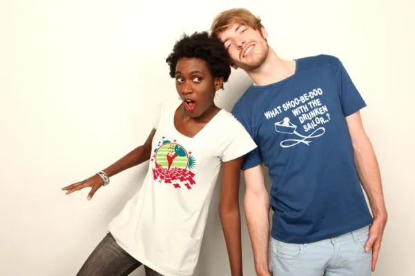 Bild: Eileen und Robert neu im Spreadshirt Sortiment