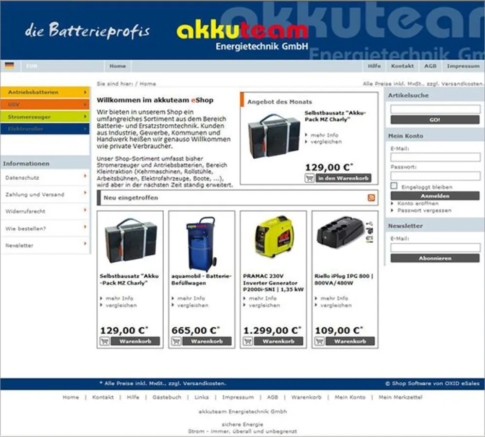 akkuteam eShop