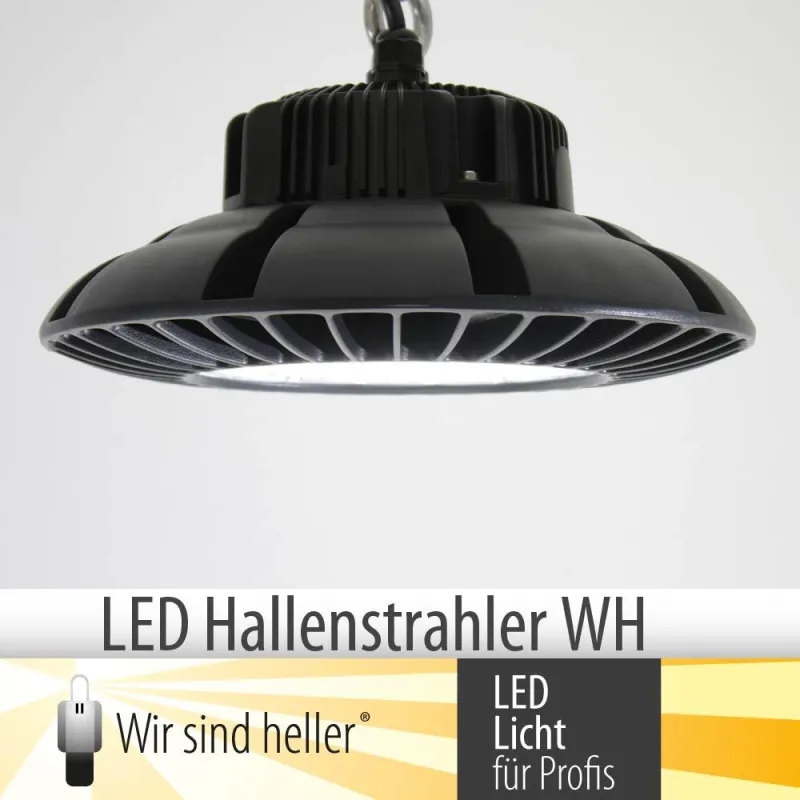 LED-Hallenstrahler Serie WH: Klein, robust, lichtstark!