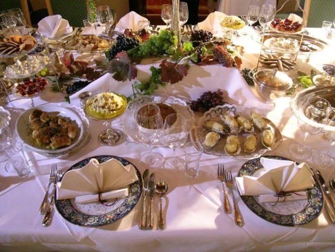 Bild: Diner Historique – Historische Gastronomie um 1790