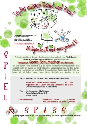 Bild: Spieletag in Leipzig-Leutzsch - "Tüpfel außer Rand und Band"