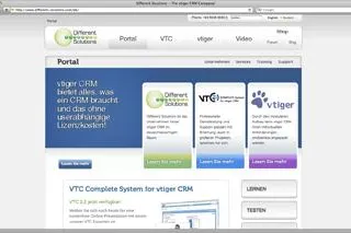 Bild: vtiger.de und Different Solutions sind ab sofort mit einem neuen Internetauftritt präsent