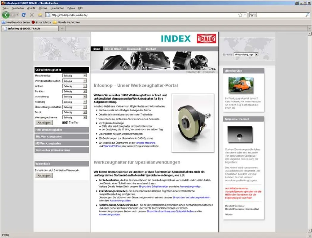 Das Infoshop-Portal bietet neuerdings auch Anwendungsvideos und erweiterte Fachinformationen zum Download an.