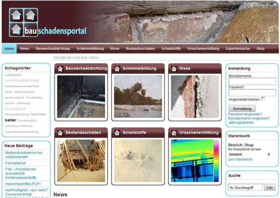 Schadensursachen erkennen, Bauschäden fachgerecht sanieren, Haftungsfälle vermeiden Bild: Schadensursachen erkennen, Bauschäden fachgerecht sanieren, Haftungsfälle vermeiden