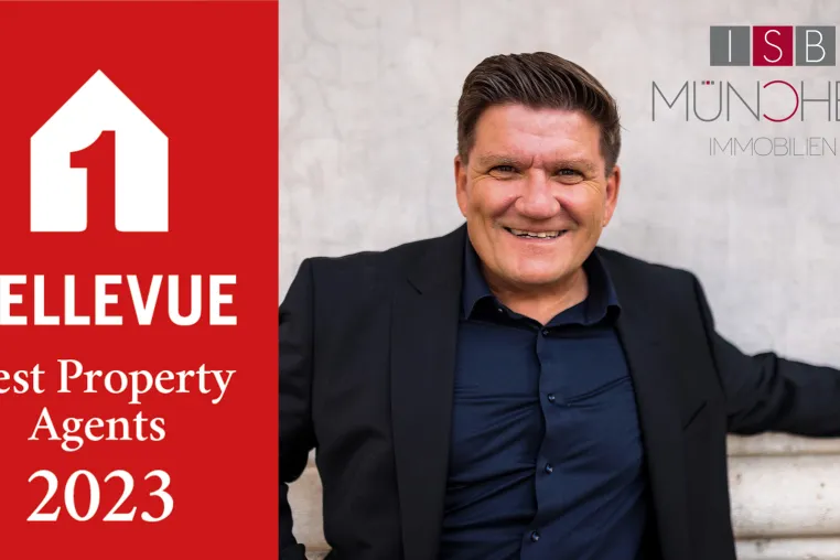 Bild: Erneute Auszeichnung als Top-Immobilienmakler München | BELLEVUE 2023