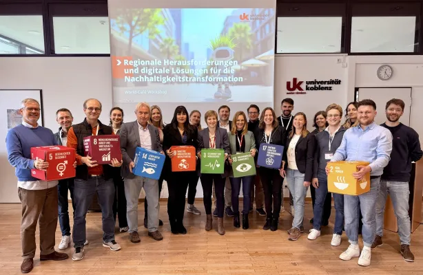 Die Twin Transformation meistern: Netzwerktreffen Digitalisierung und Nachhaltigkeit an der Uni Koblenz Bild: Die Twin Transformation meistern: Netzwerktreffen Digitalisierung und Nachhaltigkeit an der Uni Koblenz