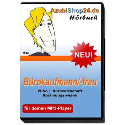 Bild: AzubiShop24.de veröffentlicht neues Hörbuch zur IHK-Prüfungsvorbereitung für Azubis Bürokaufmann/Bürokauffrau