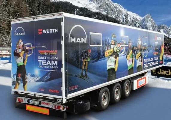 Bild: Kögel verlängert Sponsoringvertrag mit der Deutschen Ski-Nationalmannschaft Biathlon