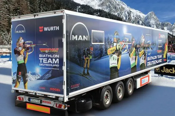 Bild: Kögel verlängert Sponsoringvertrag mit der Deutschen Ski-Nationalmannschaft Biathlon