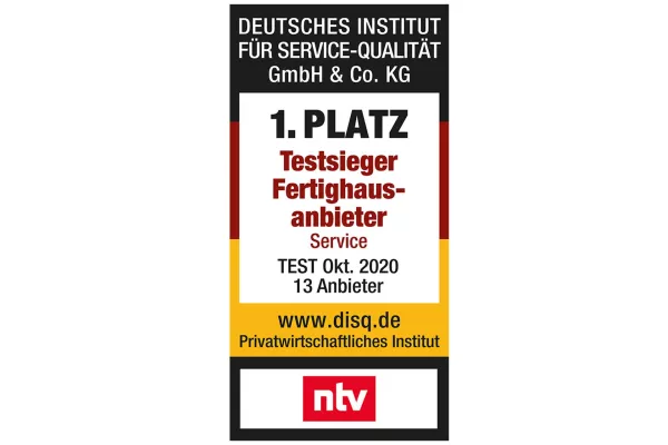 Bild: Service-Qualität von 13 Fertighausanbietern getestet: FingerHaus zum wiederholten Male Testsieger