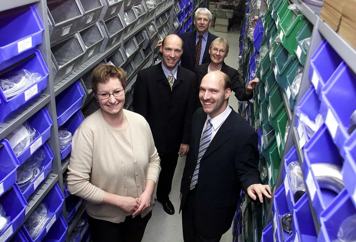 Das Foto zeigt von vorn nach hinten: Annette, Martin, Thomas, Ruth und Friedrich Linnemann.