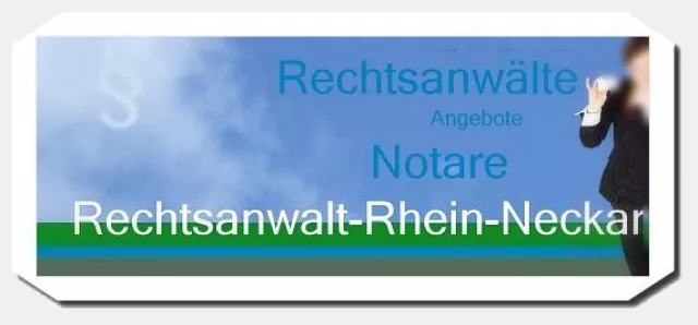 Bild: Rechtsportal Rechtsanwalt Rhein-Neckar mit Rechtsanwalt-Finder: Rechtsanwälte, Notare und Dienstleistungen