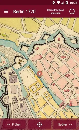 Bild: Virtueller Spaziergang mit dem Smartphone durch das historische Berlin