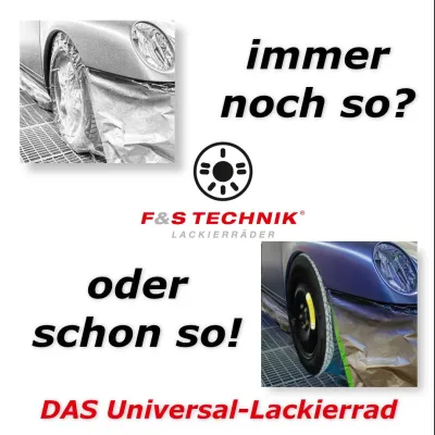 Das Universal-Lackierrad revolutioniert die Lackierbranche! Bild: Das Universal-Lackierrad revolutioniert die Lackierbranche!