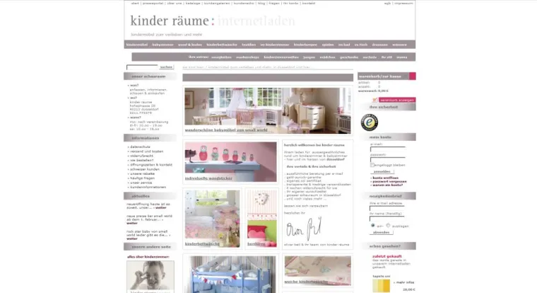 Bild: Die kinder räume AG geht mit einem neuen Internetladen an den Start