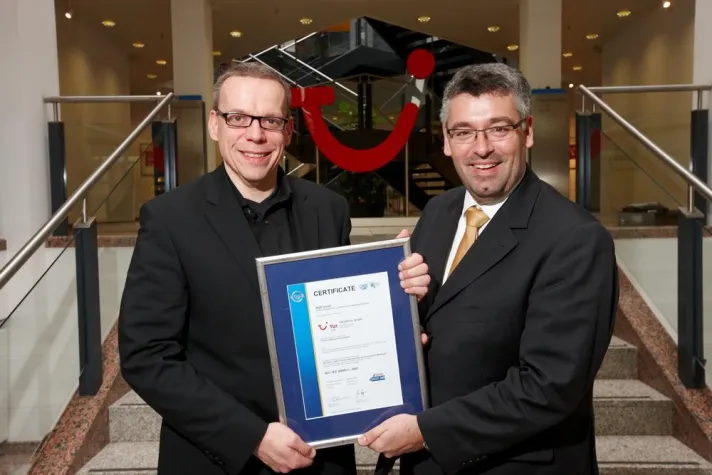 Bild: TUI InfoTec ISO 20000 zertifiziert