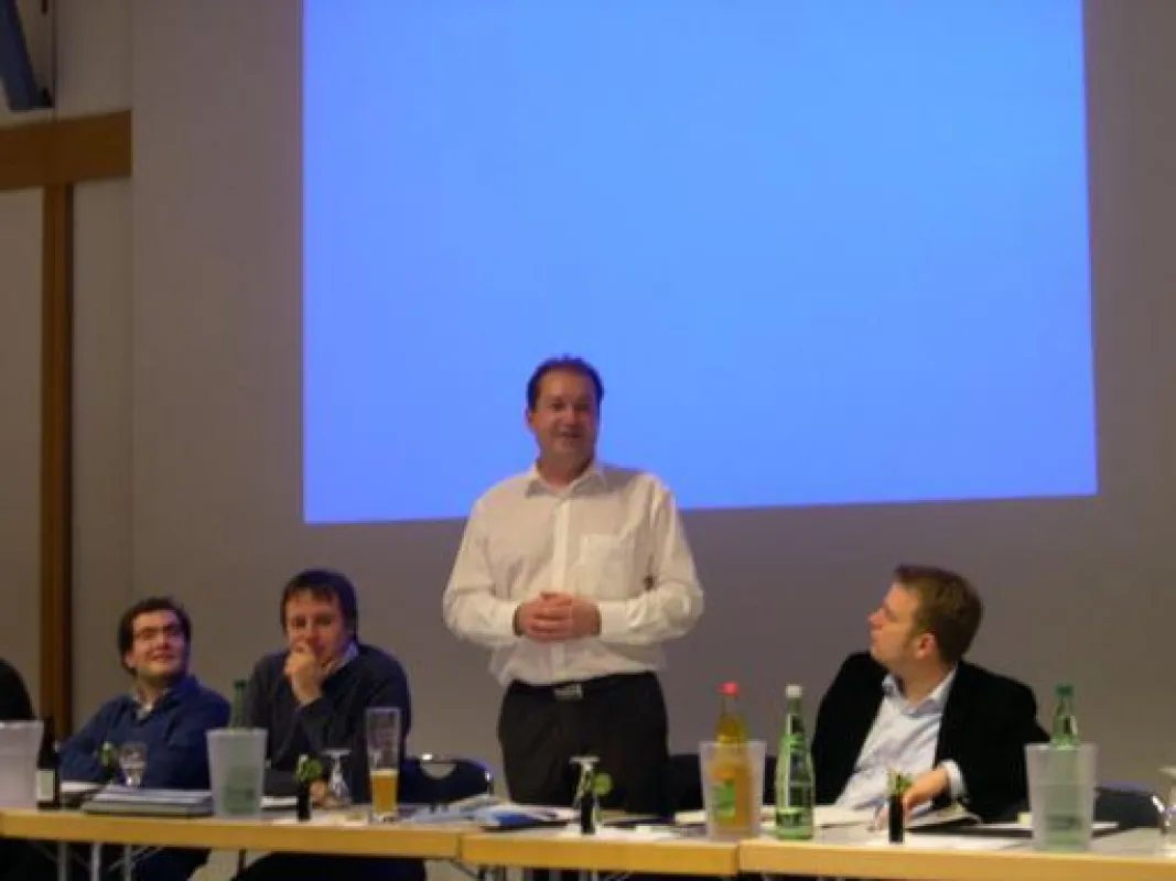 Georg Loscher, Christian Hümmer, Generalsekretär Alexander Dobrindt MdB und Dr. Reinhard Brandl MdB (v.l.)