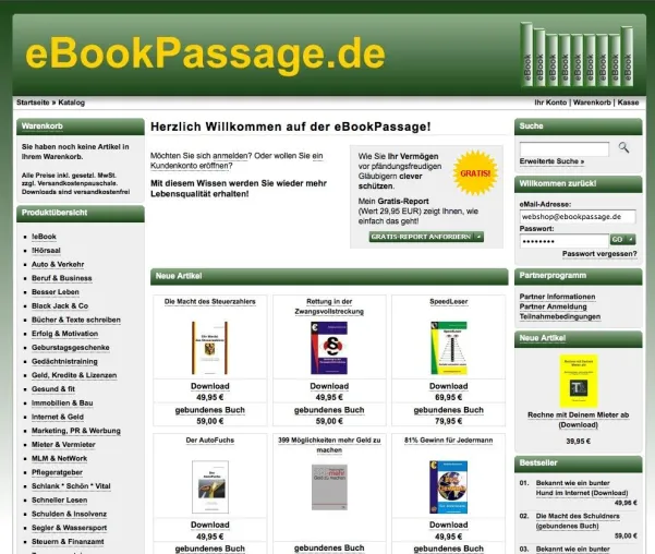 Bild: Gefragte eBook Ratgeber im eBook Shop