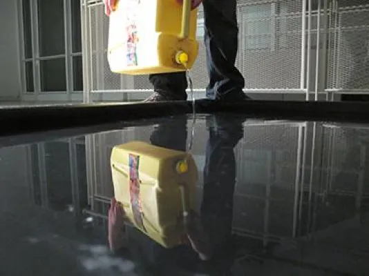 Bild: Ausstellung „Watertracks“ von Dominik Rinnhofer im Kunstverein Schwäbisch Hall