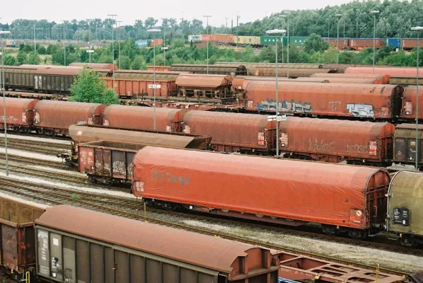 Bild: Als Züge noch Umzugs-Kartons transportierten