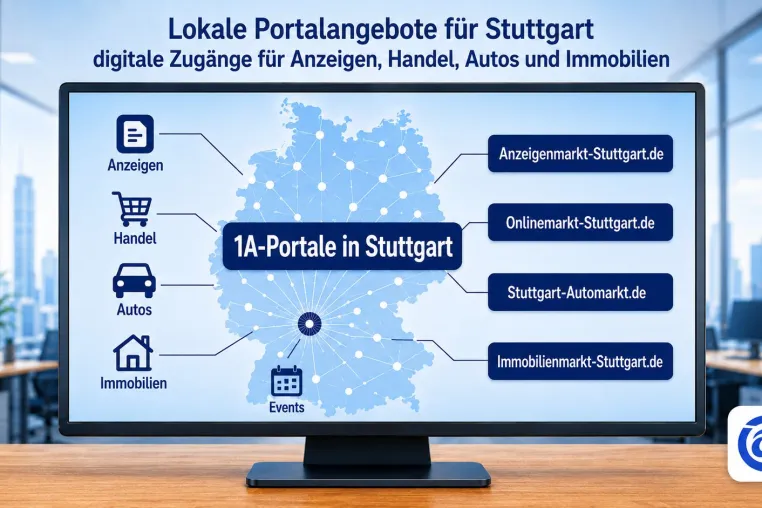 Stuttgart erhält mit 1A-Portale.de zentrale Einstiege für lokale Angebote und Handel Bild: Stuttgart erhält mit 1A-Portale.de zentrale Einstiege für lokale Angebote und Handel