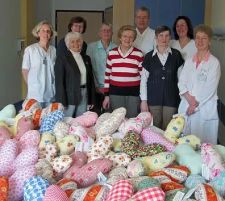 Bild: Herzkissen für das Klinikum Nordfriesland