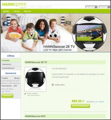 Bild: Lifestyle TV-Anbieter HANNspree entscheidet sich für die RHIEM E-Commerce-Lösung