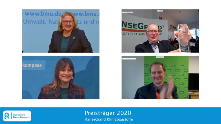 HanseGrand ist Preisträger beim Wettbewerb „Blauer Kompass“ Bild: HanseGrand ist Preisträger beim Wettbewerb „Blauer Kompass“