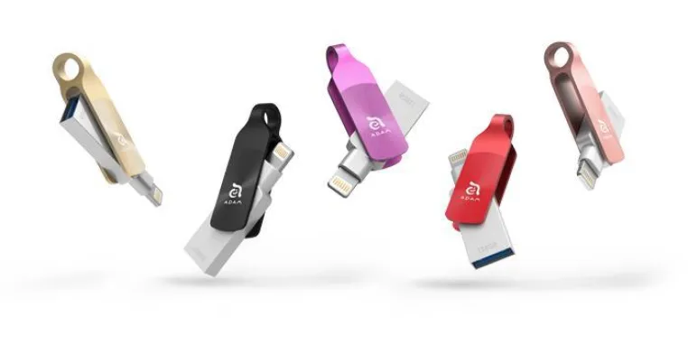 Bild: ADAM elements präsentiert neuen iKlips DUO+: nur ein Drittel so groß wie das Original,128 GB Kapazität