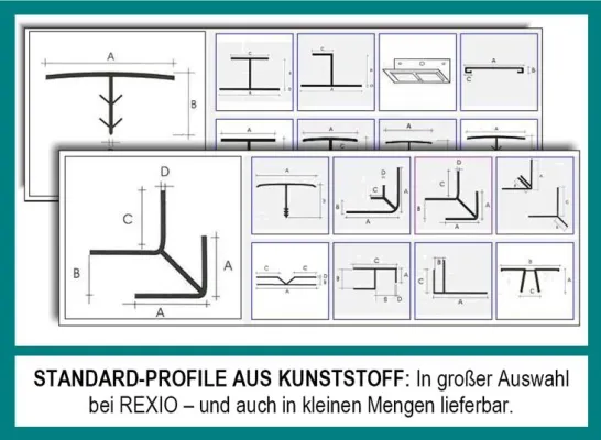 REXIO setzt neuen Standard - Über 1.000 Kunststoffprofile sofort ab Lager lieferbar Bild: REXIO setzt neuen Standard - Über 1.000 Kunststoffprofile sofort ab Lager lieferbar