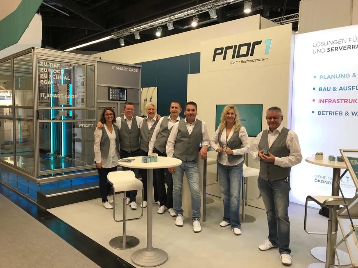Das Team der PRIOR1 blickt auf eine erfolgreiche it-sa zurück