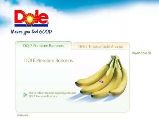 Bild: Dole Fresh Fruit Europe launcht neue Microsite für den Handel unter "dole-premium.de"