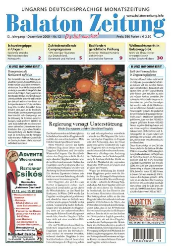 Bild: Mit der Balaton Zeitung immer umfassend informiert