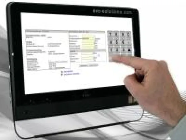 Bild: Touchscreen-Software für die Produktion