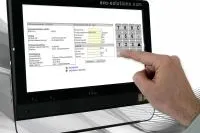 Bild: Touchscreen-Software für die Produktion