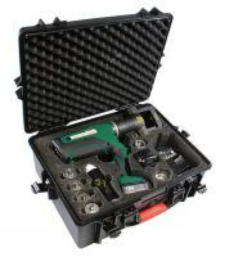 Stauff stellt auf Hannover Messe tragbare Schneidring-Montagemaschine vor Bild: Stauff stellt auf Hannover Messe tragbare Schneidring-Montagemaschine vor