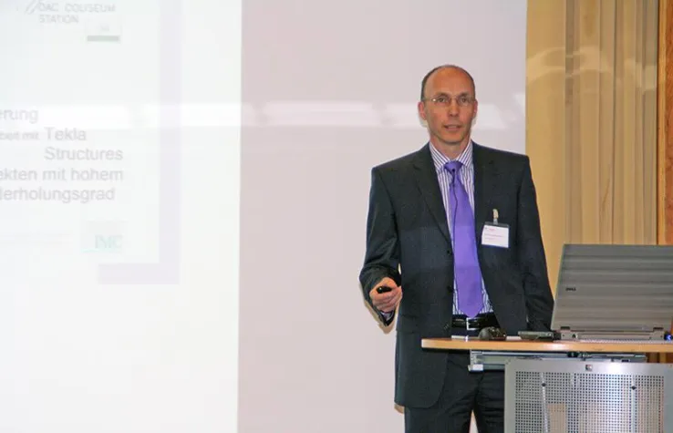 Bild: IMC Planungsgesellschaft gmbH informierte auf dem Tekla Anwendertreffen 2013