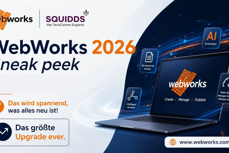 Bild: WebWorks 2026 bringt KI-Assistenz in die Technische Kommunikation