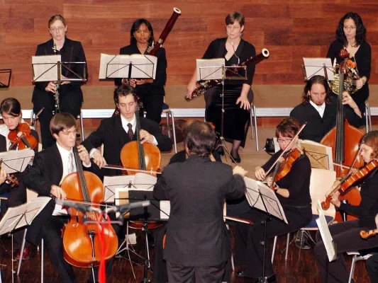 Bild: Moderne Zeit trifft alte Meisterwerke: Erstes \'Solo-Konzert\' des Jungen Kammerorchesters Aschaffenburg