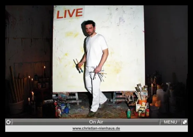 Bild: "inspire me" interaktive World-Wide-Internetstream Live Performance