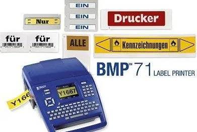 Mobiler Etikettendrucker BMP™71 – Nur ein Drucker für alle Kennzeichnungen Bild: Mobiler Etikettendrucker BMP™71 – Nur ein Drucker für alle Kennzeichnungen