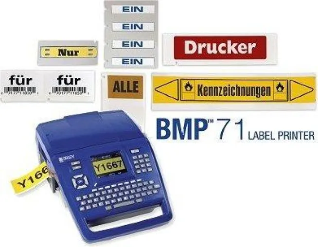 Bild: Mobiler Etikettendrucker BMP™71 – Nur ein Drucker für alle Kennzeichnungen
