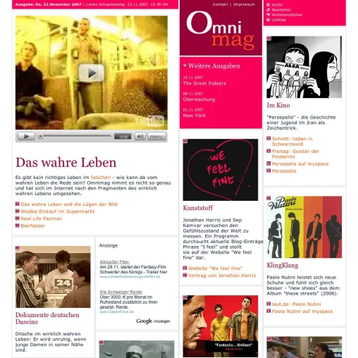 Omnimag zeigt das wahre Leben Bild: Omnimag zeigt das wahre Leben