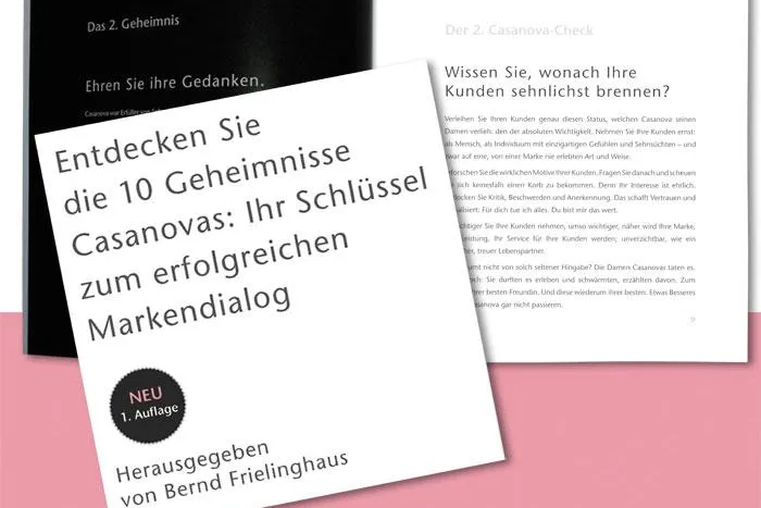 Casanovas Verkaufstipps jetzt gratis als E-Book Bild: Casanovas Verkaufstipps jetzt gratis als E-Book