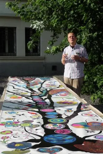 Entdeckungstour und Mal-Aktion – Kinder lernen im Kunstsommer Arnsberg eine Druckerei kennen Bild: Entdeckungstour und Mal-Aktion – Kinder lernen im Kunstsommer Arnsberg eine Druckerei kennen
