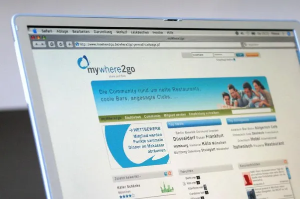 Bild: Web 2.0 Community mywhere2go mit brandneuem Gesicht von das formt - Büro für Kommunikation & Design