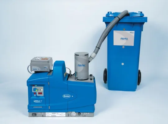 Bild: FulFill Retrofit – automatische Klebstoffbefüllung von Nordson Tankanlagen