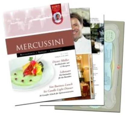 Bild: Das Premium-Scheckbuch MERCUSSINI lädt erneut zum Genuss: Der neue MERCUSSINI bringt "Kinder an den Herd"