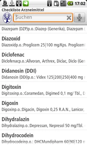 Arzneimittel-Datenbank für die Kitteltasche - Thieme Checkliste auf dem Android-Handy Bild: Arzneimittel-Datenbank für die Kitteltasche - Thieme Checkliste auf dem Android-Handy