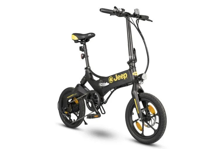 Bild: XXS bei maximaler Flexibilität verspricht das neue Elektro-Faltrad von Jeep E-Bikes